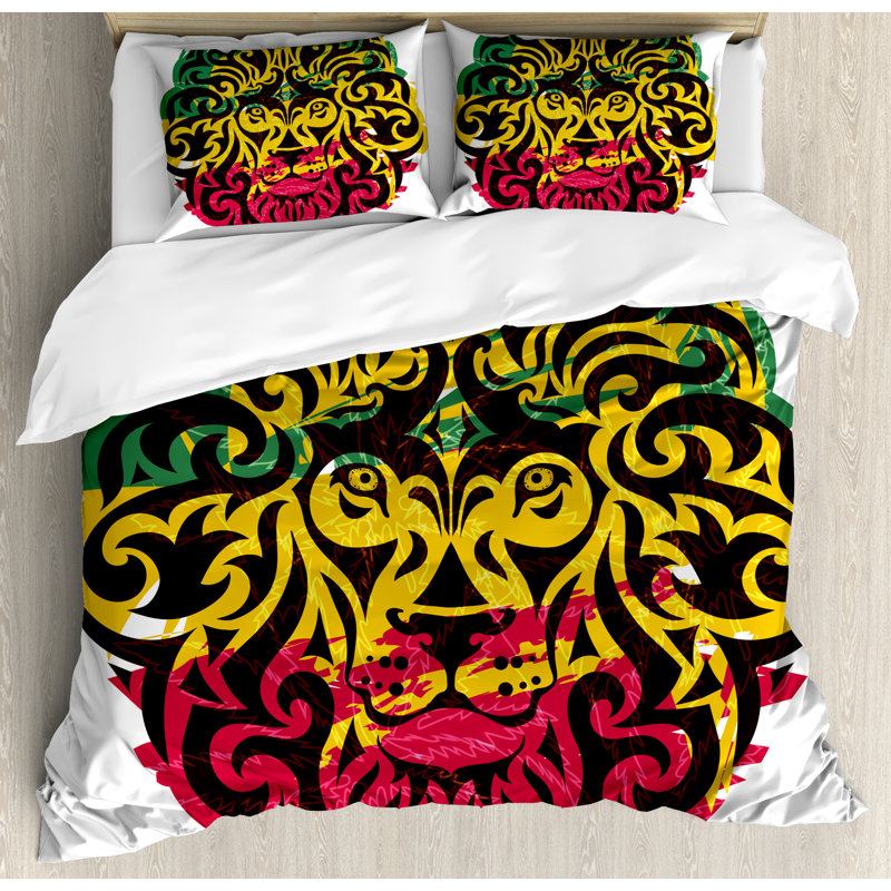 Ensemble de housse de couette Rasta, Très grand