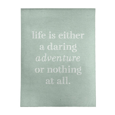 Tapis en poly-citation "life life"