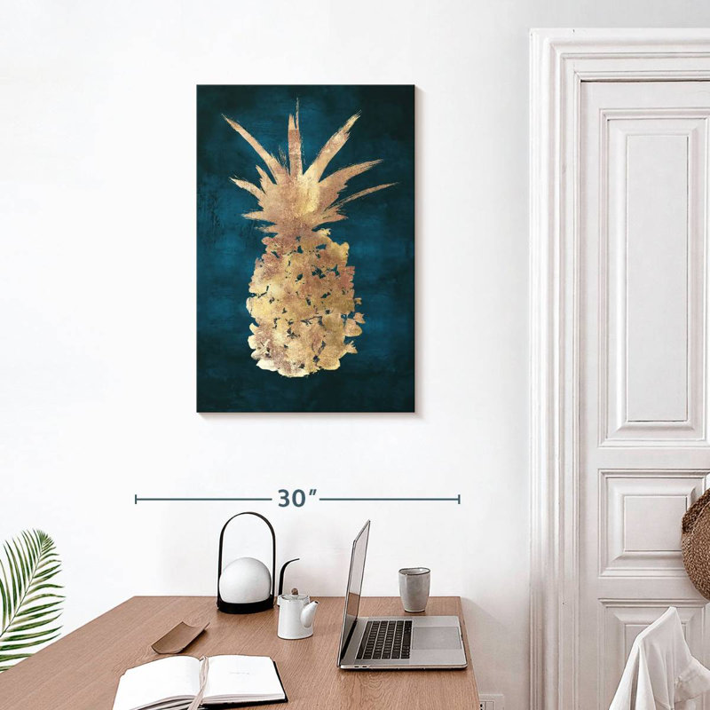 Yarlin Golden Night Pineapple, 30" H x 20" W