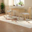 Ensemble de table et de chaises gain de place, en bois MDF, pour petite cuisine moderne-1230982975