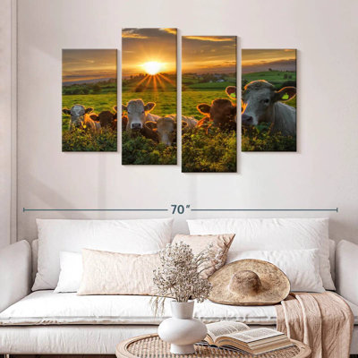 Sunset Cows