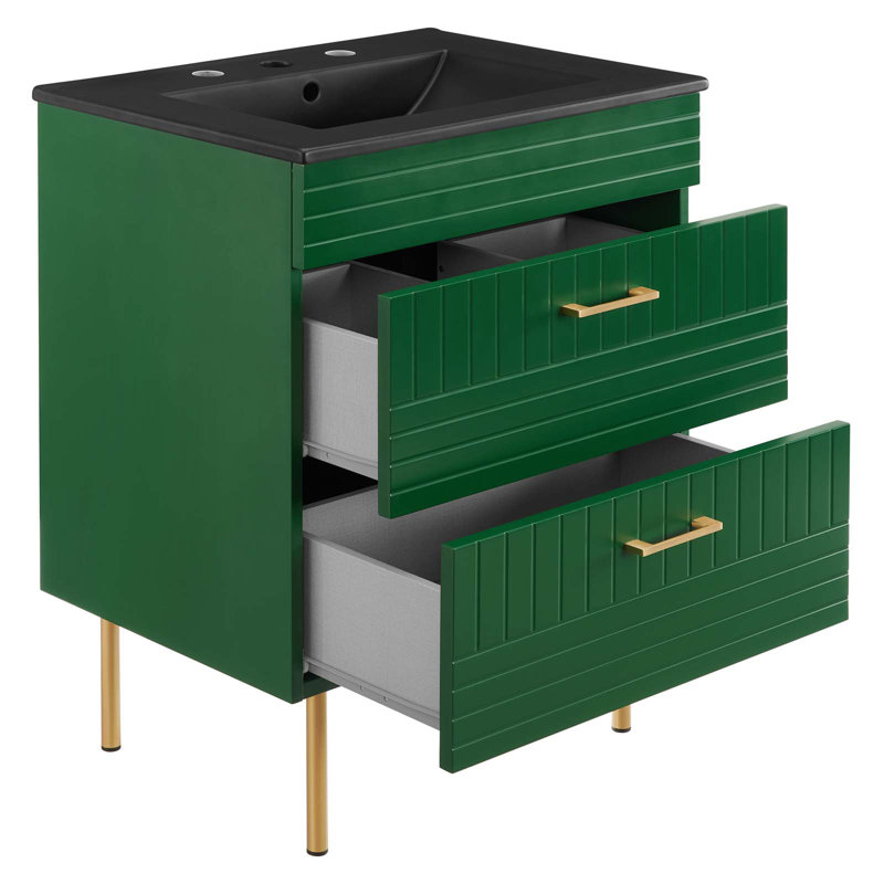 Meuble-lavabo 24 po Day Break par Modway, Vert