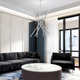 Poco 12 Light Metal Dimmable Sputnik Chandelier