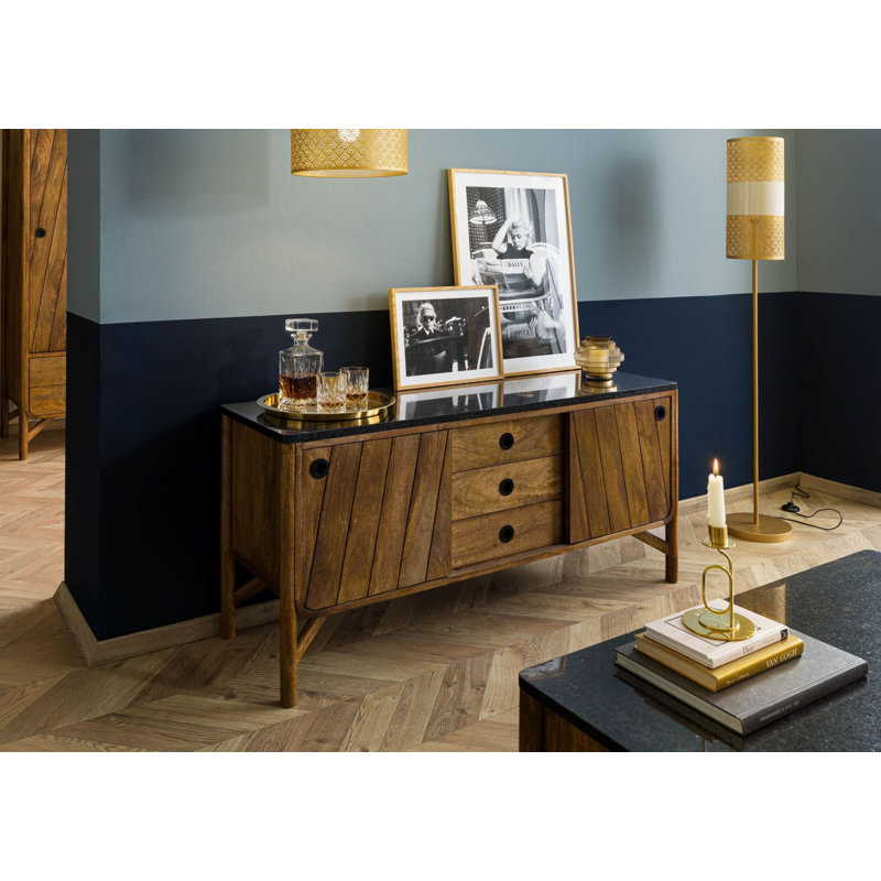 LOS ANGELES 140cm Solid Wood Sideboard
