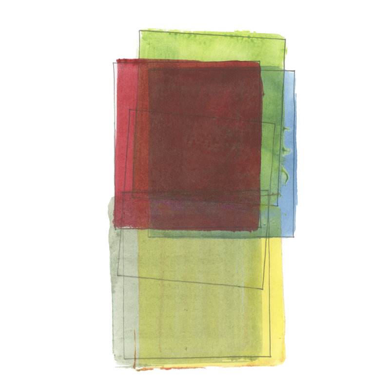 Graphene I by Cartissi - Painting on Canvas, 122cm H x 81cm W, Black Floater Framed