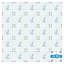 Carrelage mosaïque auto-adhésif en vinyle 7 po x 7 po (ensemble de 24)