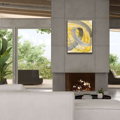  «In The Mix 4» par Albena Hristova, art mural sur toile, 26 po x 34 po
