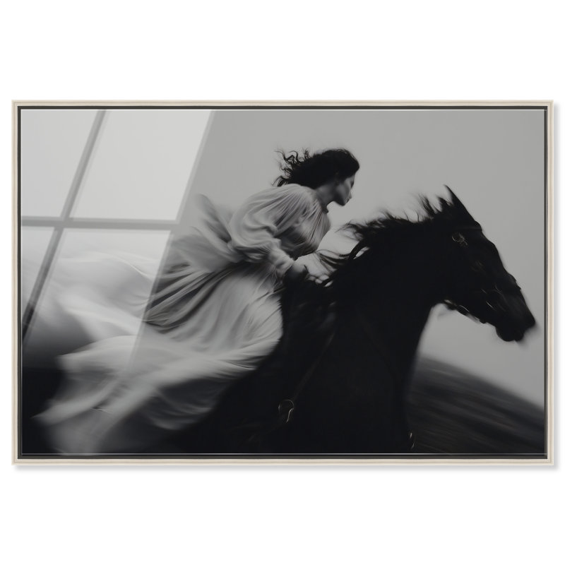 Spirit in Motion High-Gloss Frameless Acrylic Glass Wall Art Animals Print by Oliver Gal, Ready to Hang, 15 x 10, 37"H x 55"W