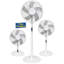 Russell Hobbs RHMPF3IN1B 3-in-1 Pedestal Fan in Black-102219430