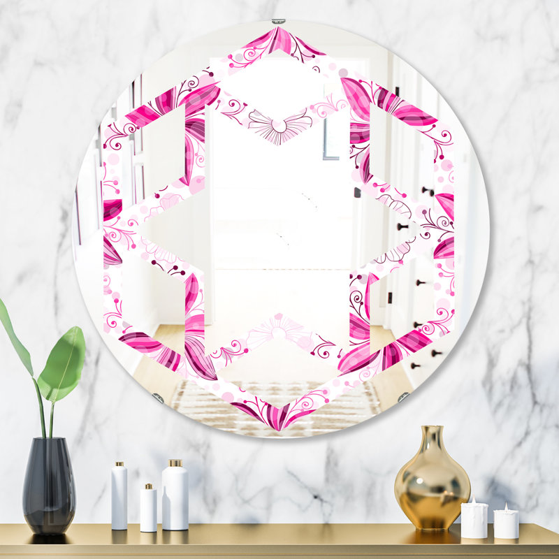 Miroir mural Hexagon Star, H 31,5 po x l po