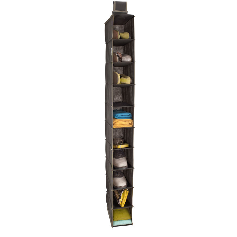 10-Shelf Hanging Organizer, Gray
