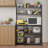 Floramae 39.37'' Steel Standard Baker's Rack with Microwave Compatibility