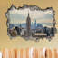 Scenic & Cityscapes Non-Wall Damaging Wall Decal