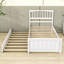 Lit plateforme simple en bois avec lit gigogne Mashonda-1918543303