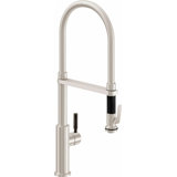 Corsano Contemporary Culinary Pull-Out Kitchen Faucet with Squeeze Sprayer and BST Series Handle