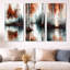 «Copper Birch Lake - Lake», ensemble d'art mural sur toile-129012896-129012900