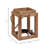 Decorative Wood Lantern Candle Holder with Rope Handle for Outdoor or Indoor Styling - Modern Tabletop Candle Holder or Floor Candleholder Look for Living Room Decor - 11", Brown