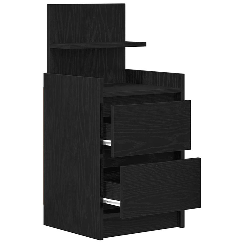38cm W Manufactured Wood Bedside Table