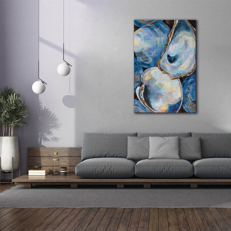 «Matununk Shells Light» par Jeanette Vertentes, art mural sur toile, H 60 po x l 40 po x P 1,5 po