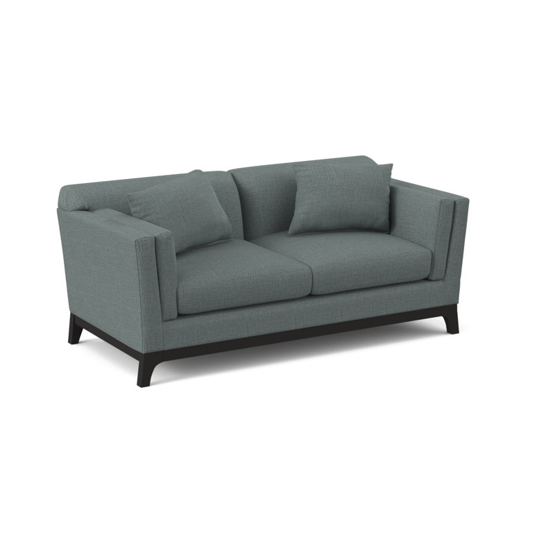 Zabriel Upholstered 65'' Sofa, Heavenly Robins Egg Chenille