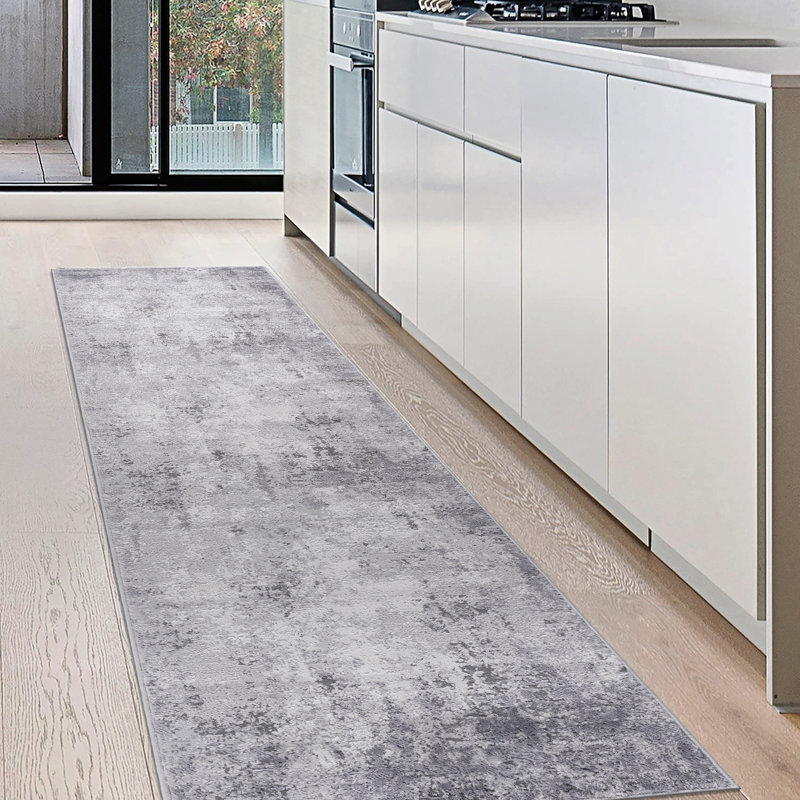Tapis de couloir abstrait 2 x 8, Tapis de couloir 2 pi 2 po x 8 pi