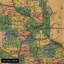 «1874 Minnesota Map», art mural-56391283