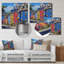Canada Canada, maisons en rangée à St John II - Canada Wall Art Living Room-373505566-373505765