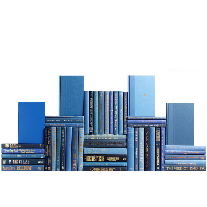 Modern Denim Book Wall, 75