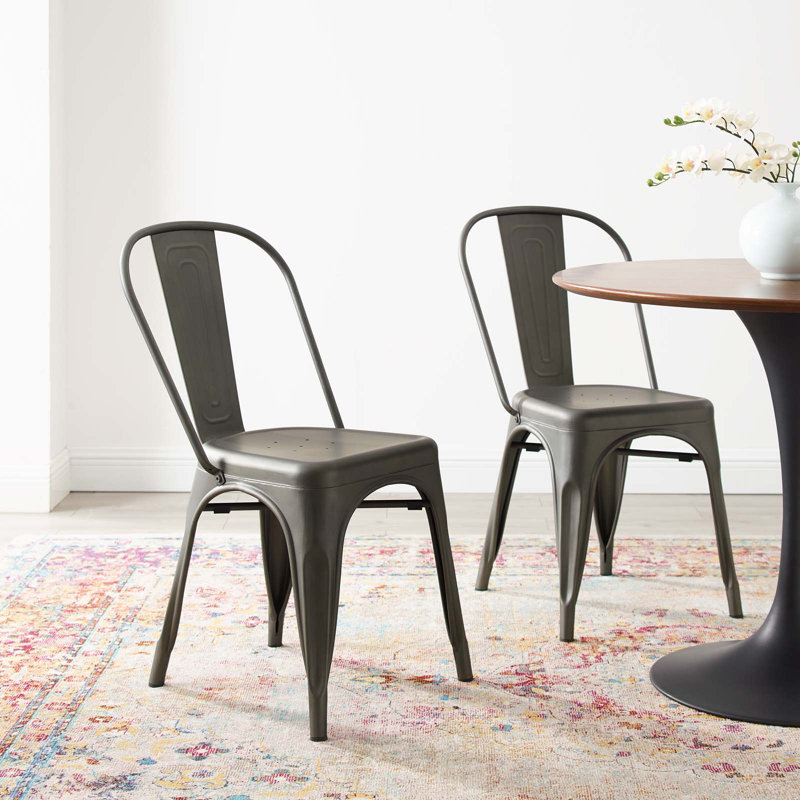 Chaise bistro Promenade par Modway, Bronze industriel