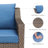 Tya 5 - Person Outdoor Conversation Furniture Set Seating Group With Cushions And Ottomans-546234521