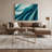 Gradient Abstract 49 Green Canvas Wall Art