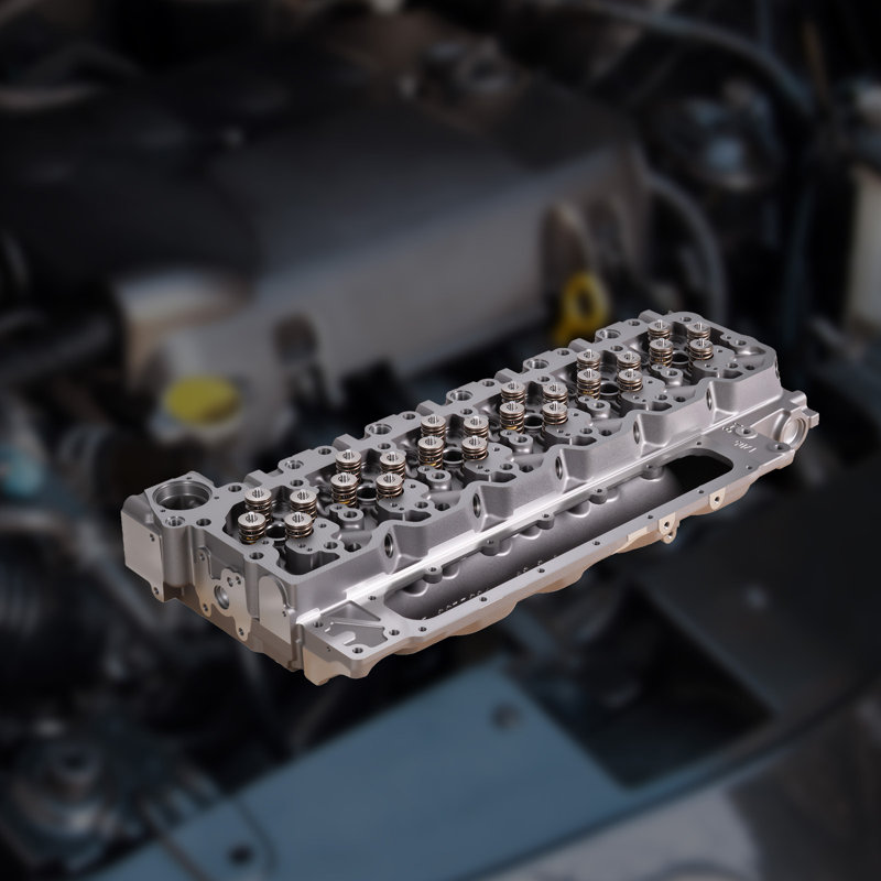 Assemblage de la culasse, remplacement de 6,7 L pour la Dodge Cummins 6,7 L 2007-2018, compatible avec les modèles Dodge Ram 2500 3500 4500, assemblage complet de la culasse du moteur remplace 3977221, fonte