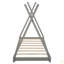 Lit plateforme simple avec structure triangulaire