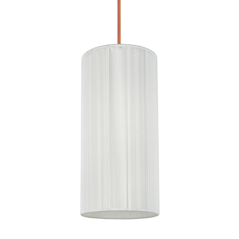 Kaylien 1 - Light Single Pendant, Orange, 12.5: H x 6" W x 6" D
