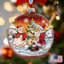 Holiday Splendor 5.5'' Handmade Glass Animals Ball Ornament