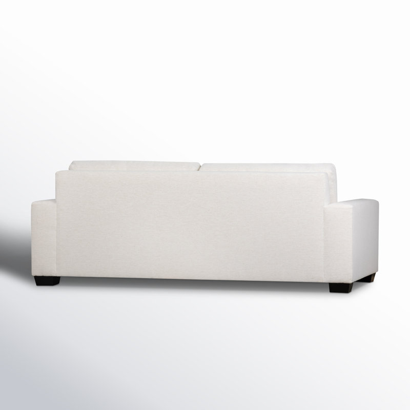 Jonie Upholstered 91'' Sofa, Nomad Snow Crypton® Chenille