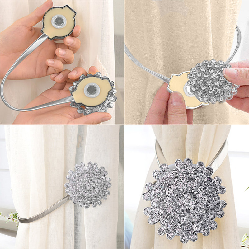 Merchant Natural Acrylic 6.5cm Curtain Hardware Accessory