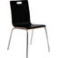 Chaise empilable Bushwick, siège en contreplaqué cintré avec finition stratifiée-127889632-127889634