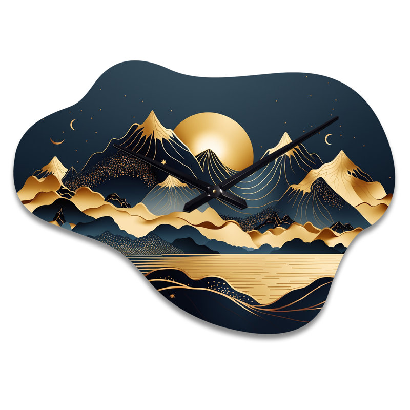 Geers - Cloud Shape Unique Minimalism Wall Clock, Small
