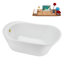 Baignoire autoportante 59 "avec drain interne Streamline-102282161