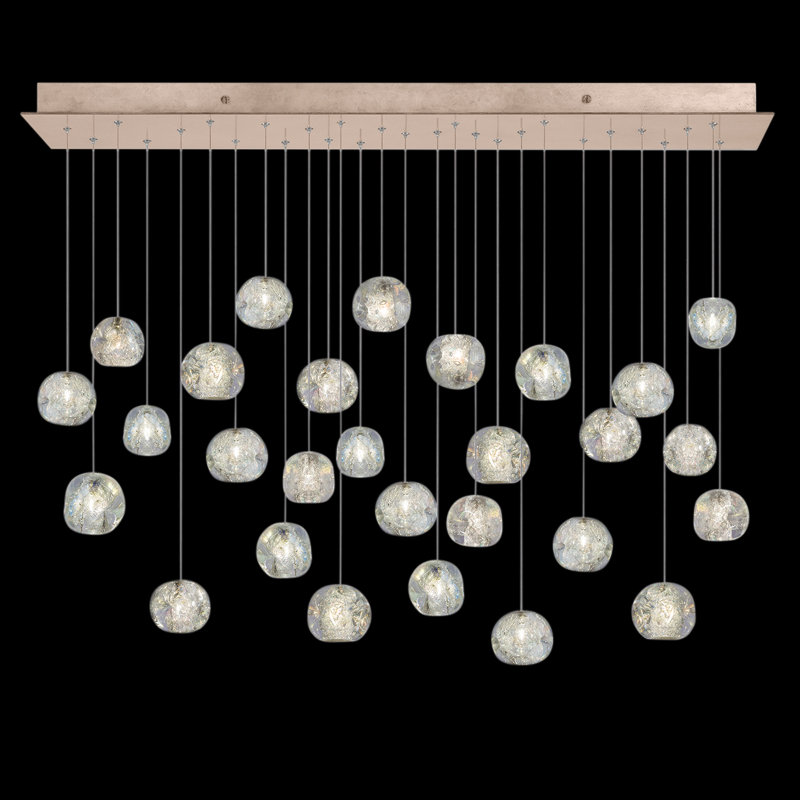 Luminaire suspendu naturel 54 po Natural Inspirations, Doré