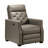 Gumesindo 31.50" Wide Genuine Leather Power Recliner-2033030250