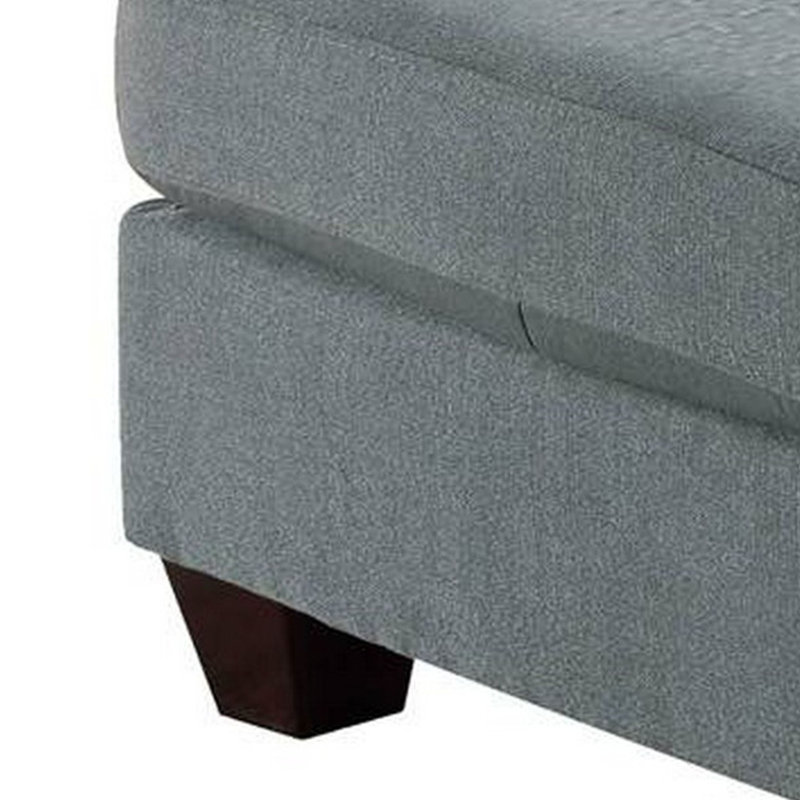 Repose-pieds Avaeah Living Furniture, Lin gris