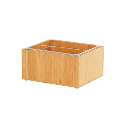 Bamboo Ice Housing with Clear Pan