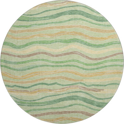 Premium Machine Washable Harjo AMF1581 Stripes Rug