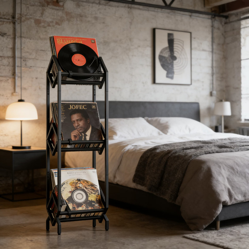 Étagère de rangement en vinyle pour disque vinyle