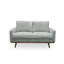 Causeuse à accoudoirs carrés 58 po Chenille-87700130
