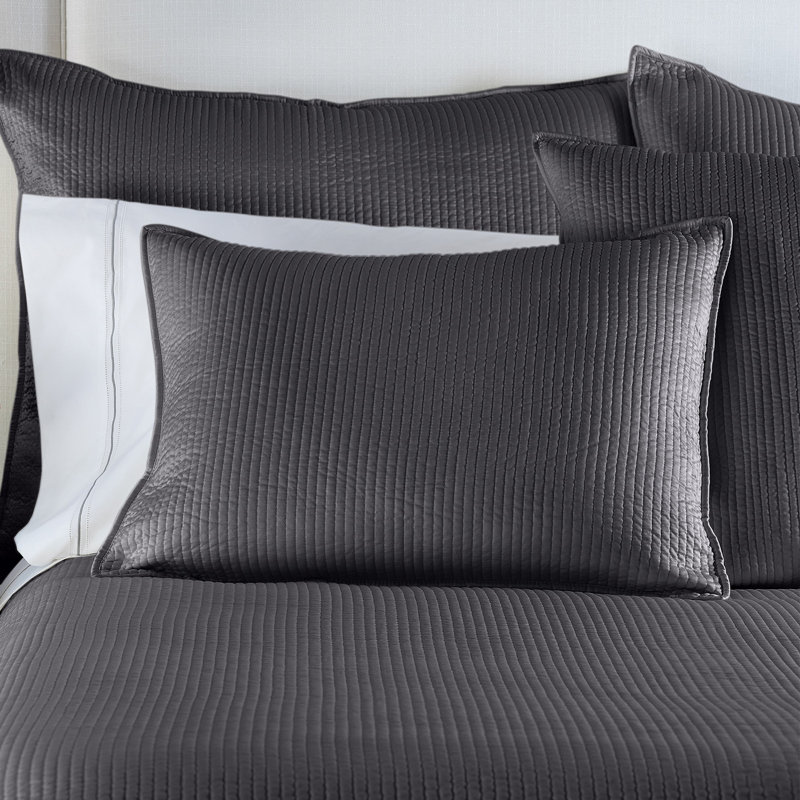 Retro Lumbar Pillow Cover & Insert, 20" x 26", Black