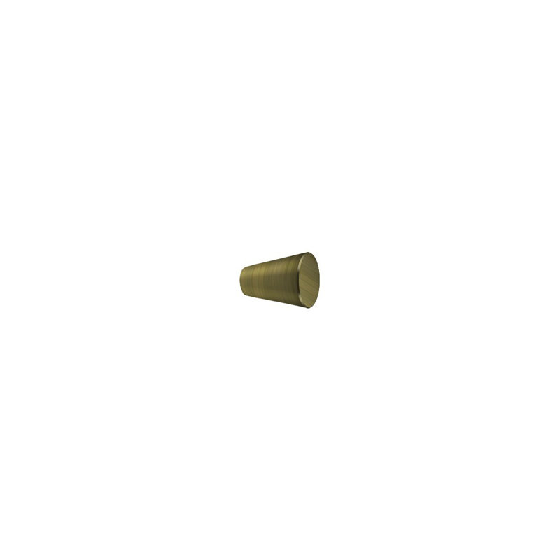 Conical Knob, Black, 1"