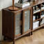 Bibliothèque classique en bois massif